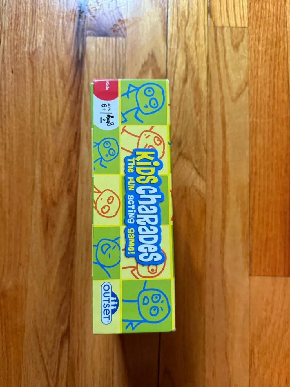 Kids Charades Board Game‎ by Outset - Yellow/Blue